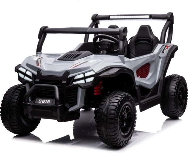 Dětské elektrické auto buggy Gravity 4x4 – šedé