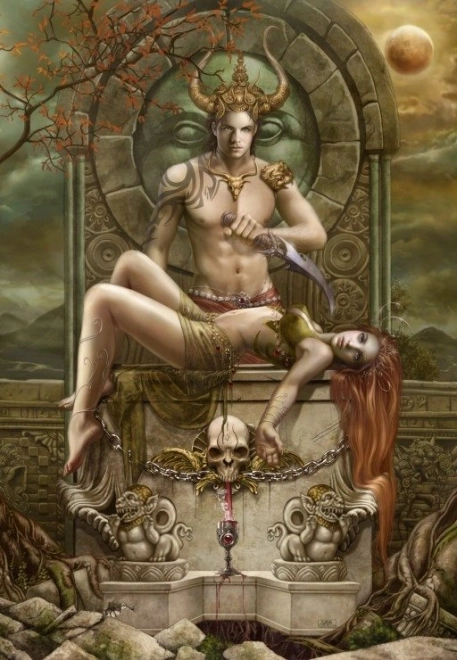 Grafika puzzle zatmění měsíce 1000 dílků