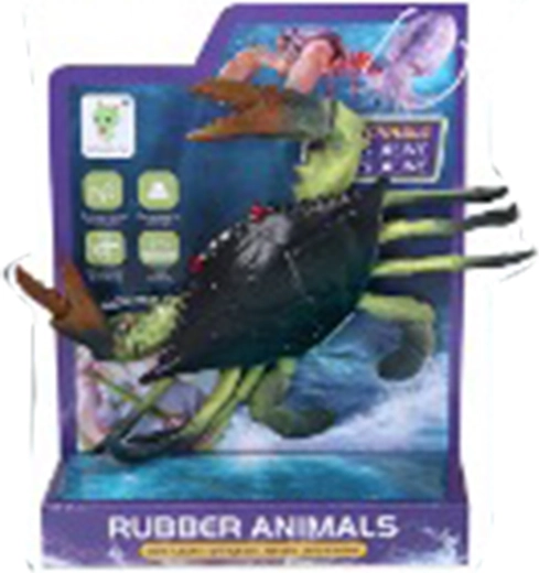 Gumový krab 13 cm – veselá hračka do vany i na zahradu