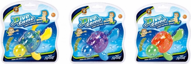 Svítící potápěcí želva DIVE GAME