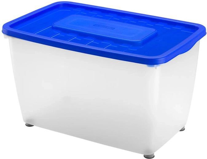 Plastový úložný box s víkem HEIDRUN Mania 46 l