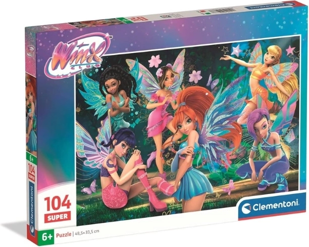 Clementoni puzzle Super Winx 104 dílků