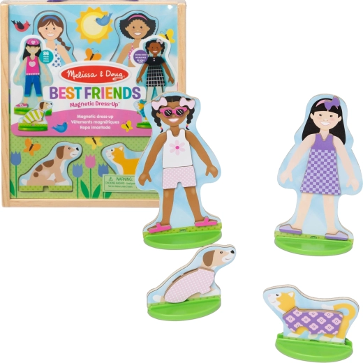 Magnetické převlékací panenky Melissa & Doug Best Friends