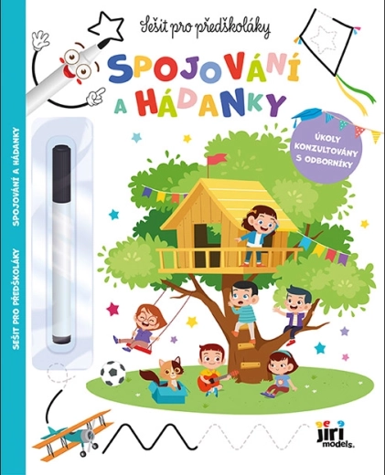 Sešit pro předškoláky spojování a hádanky
