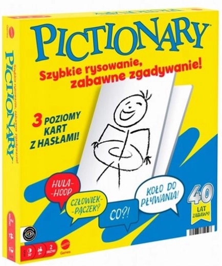 Pictionary společenská hra rychlé kreslení