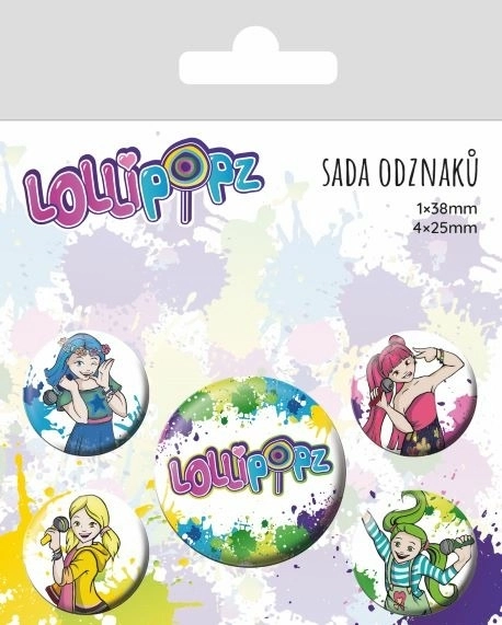 Set odznaků Lollipopz