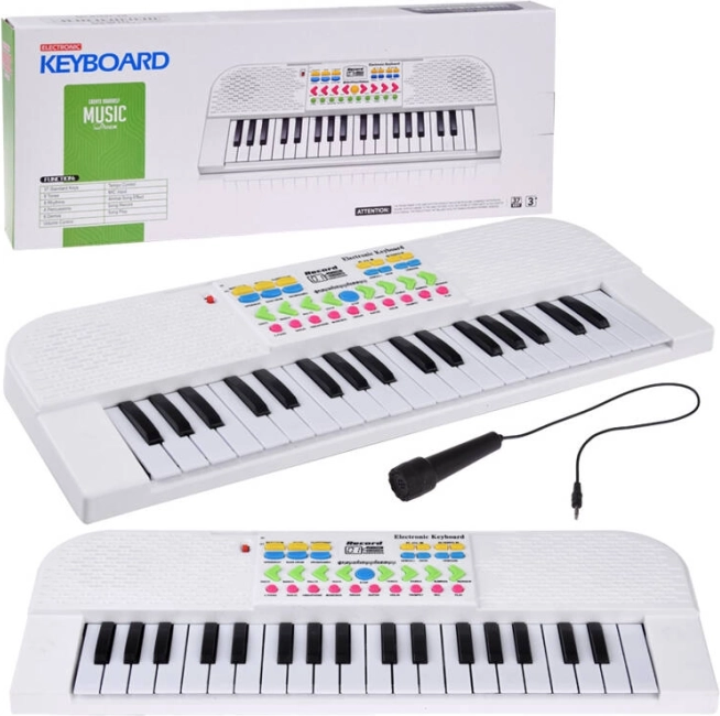 Dětský elektronický keyboard s mikrofonem