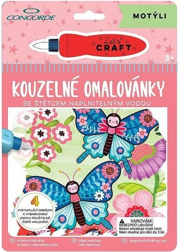 Kouzelné omalovánky Motýli CONCORDE