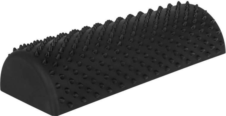 TULLO poloviční masážní válec se stimulačními hroty – černý