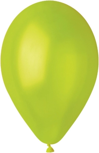 Metalické balónky pistáciové 25 cm