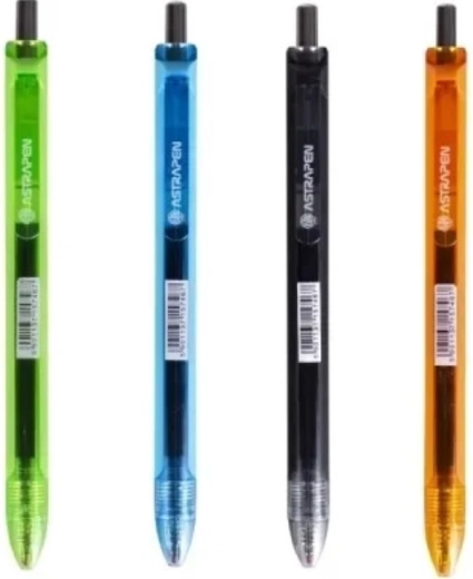 Kuličkové pero ASTRA Stripes, 0,7 mm, mix barev