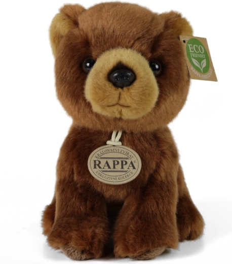 Rappa plyšový medvěd hnědý 18 cm Eco-Friendly