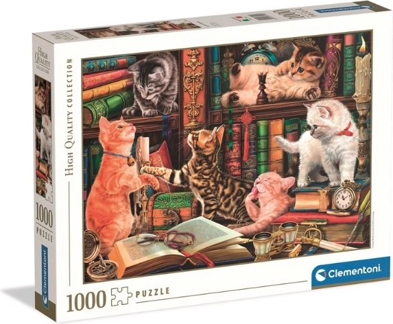 Clementoni High Quality puzzle 1000 dílků Curious whiskers