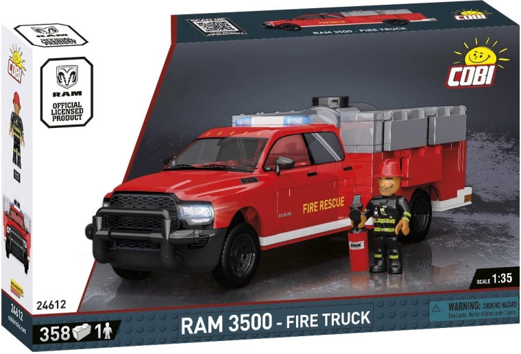 Cobi ram 3500 hasiči 1:35 (358 ks, figurka)