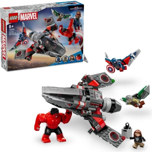 LEGO® Marvel 76292 Souboj: Kapitán Amerika vs. Red Hulk
