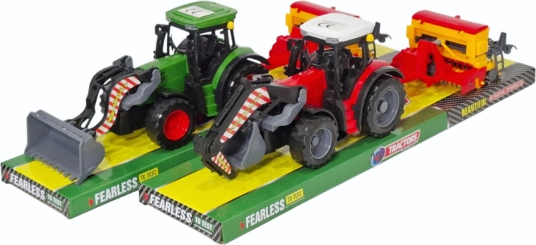 Traktor s pracovním strojem - 1 kus