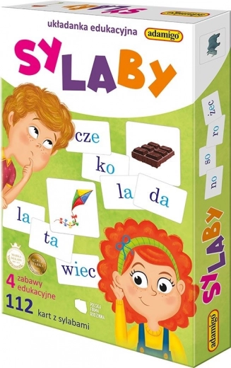 Vzdělávací skládačka – slabiky ADAMIGO