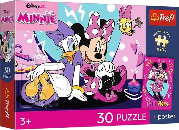 Puzzle Premium Plus Kids Radostná Minnie (30 dílků)