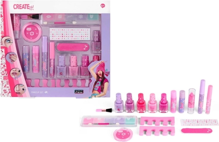 Create It! neonový a třpytivý make-up set pro děti