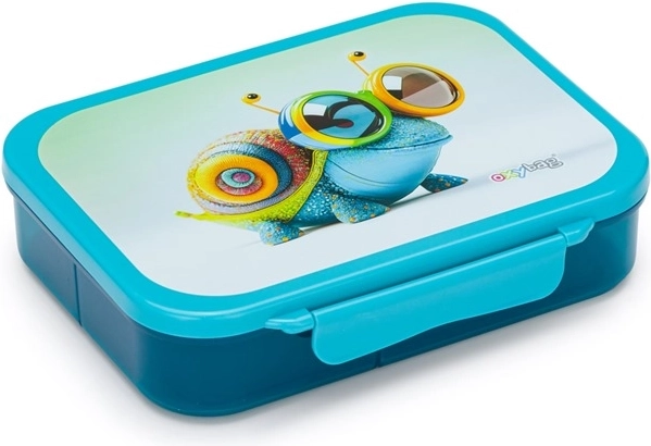 Box na svačinu s přihrádkami Crazy Animals šnek