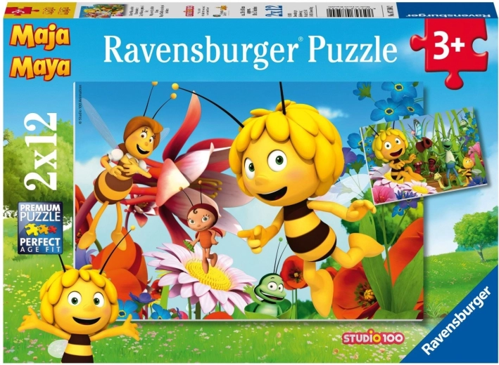 Ravensburger puzzle Včelka Mája 2x12 dílků