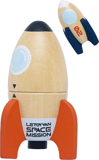 Dřevěná sada raket Space Mission Le Toy Van