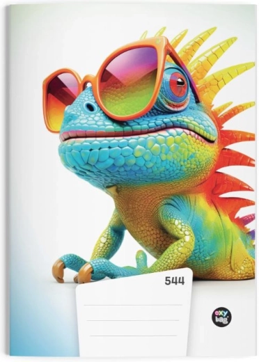 Sešit A5 linkovaný 40 listů Chameleon