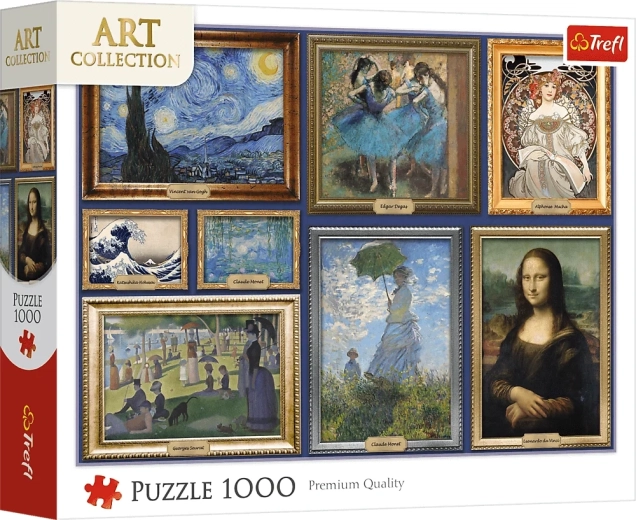 Trefl puzzle art collection: sbírka mistrovských uměleckých děl 1000 dílků