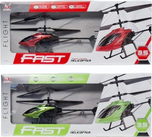RC helikoptéra na dálkové ovládání s nabíječkou