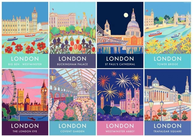 Ravensburger puzzle Londýn ve vintage stylu 1000 dílků