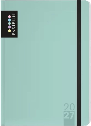 Pastelini týdenní diář A6 2027 zelený