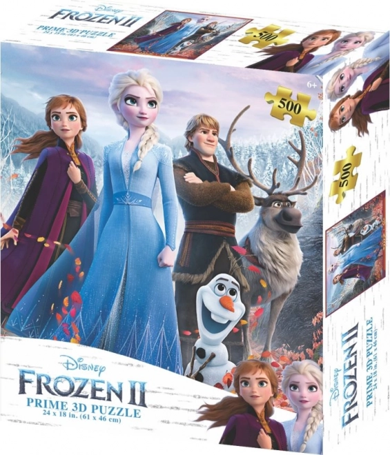 3D puzzle FROZEN 500 dílků