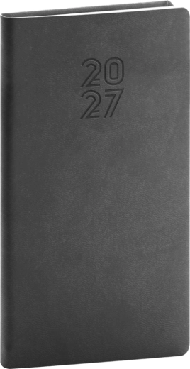 Notique kapesní diář Aprint 2027 černý 9 × 15,5 cm
