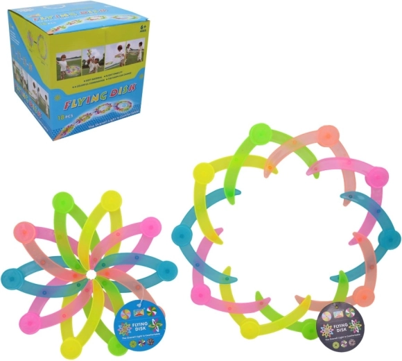 Létající talíř rozložitelný 33 cm – box 18 ks