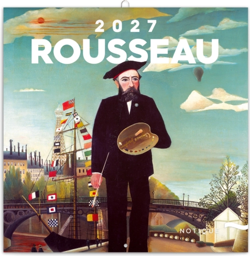 Poznámkový kalendář HENRI ROUSSEAU 2027, 30 × 30 cm