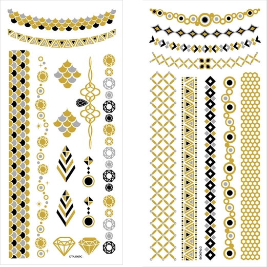 Dětská přenosná tetování pro holky – více druhů