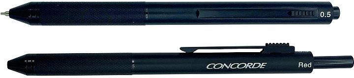 Kuličkové multifunkční pero 4v1 CONCORDE Chameleon, černé
