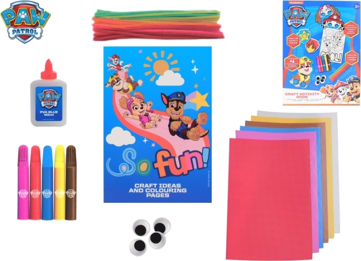 PAW PATROL sada miniher a tvoření v knížce pro děti