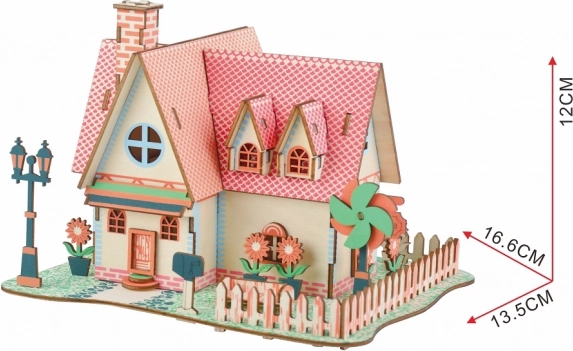 Dřevěné 3D puzzle Slunečnicové panství