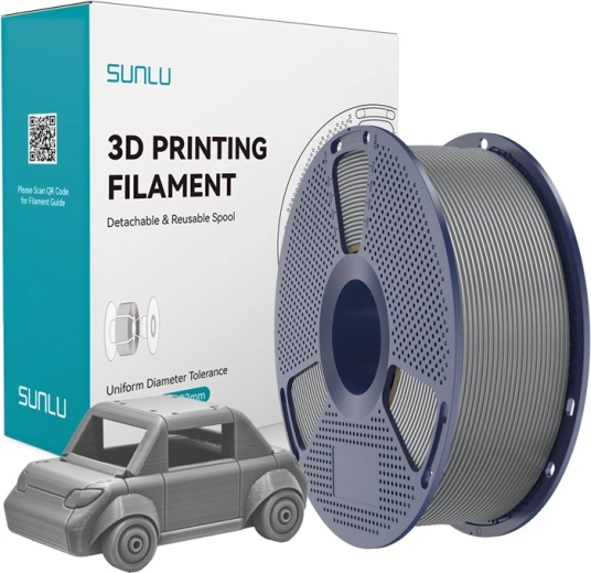 Sunlu PETG filament šedý
