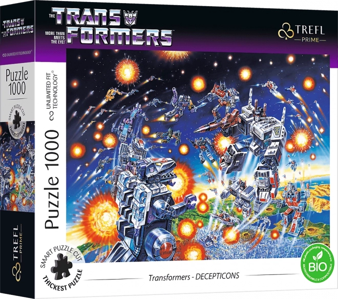Puzzle uft transformers: deceptikoni 1000 dílků