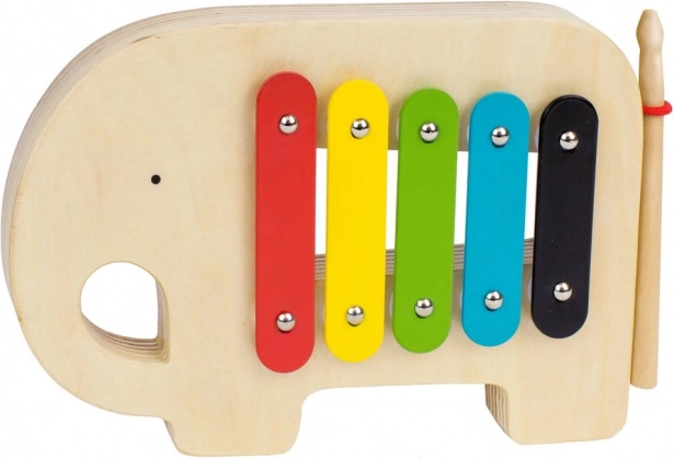 Petit Collage dřevěný xylofon slon