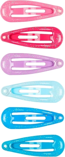 Souza! barevné sponky do vlasů Gita, 3 cm - 6 ks