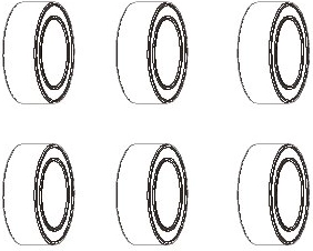 Kuličkové ložisko JAMARA 6 × 10 × 3 mm - 1 kus