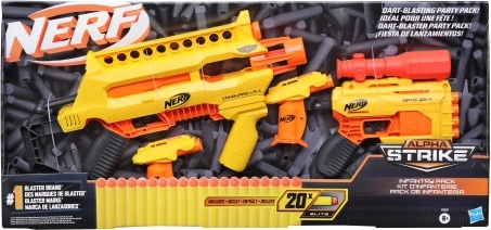 Nerf Alpha Strike Blastery a Šipky pro Děti