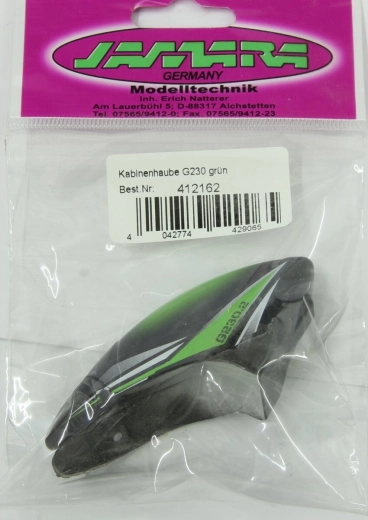 Zelená karoserie (canopy) pro G230