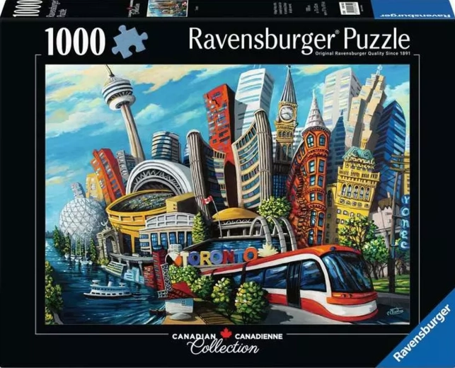 Ravensburger puzzle Canadian collection: Toronto 1000 dílků
