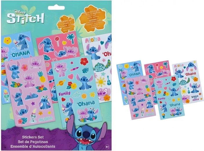 Sada samolepek Lilo a Stitch (100 ks) - 1 kus