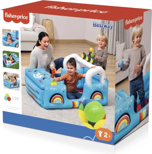 Nafukovací hrací auto s míčky FISHER-PRICE Safari