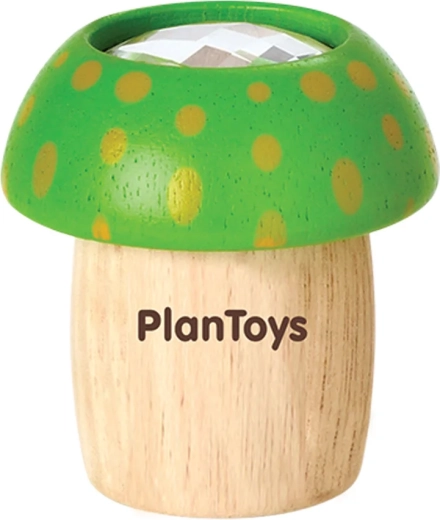 PlanToys kaleidoskop houbička zelený